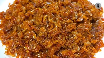 AWAS... OLAHAN INI BIKIN KETAGIHAN!! RESEP SAMBAL UDANG REBON  PEDAS MANIS GURIH || ENAK & PRAKTIS