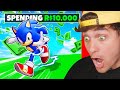 I Spent $10,000 to become the FASTEST SONIC in Roblox!!