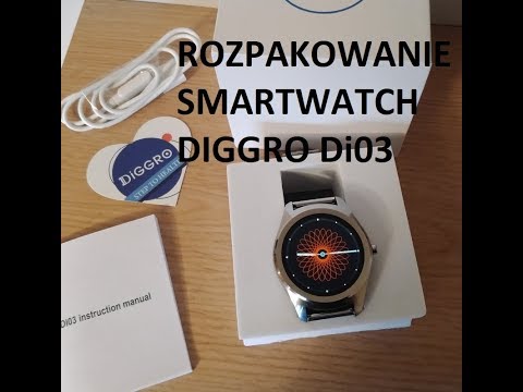 Diggro Di03 Smartwatch Rozpakowanie GearBest