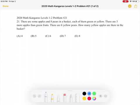 2020 Math Kangaroo Levels 1-2 Problem #21