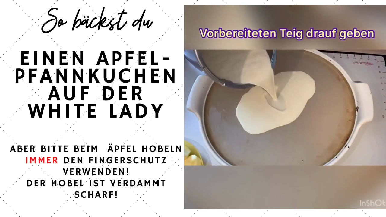 Apfel-Pfannkuchen auf White Lady