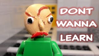 Lego Baldis Basics Don't Wanna Learn (Baldi's Basics in Education And Learning Song)