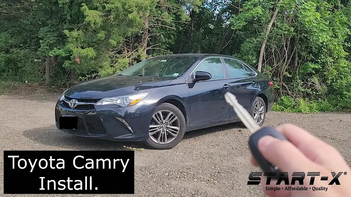 Start-X Remote Start Install, Camry.