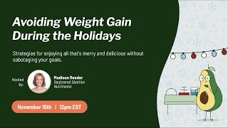 Avoiding Holiday Weight Gain