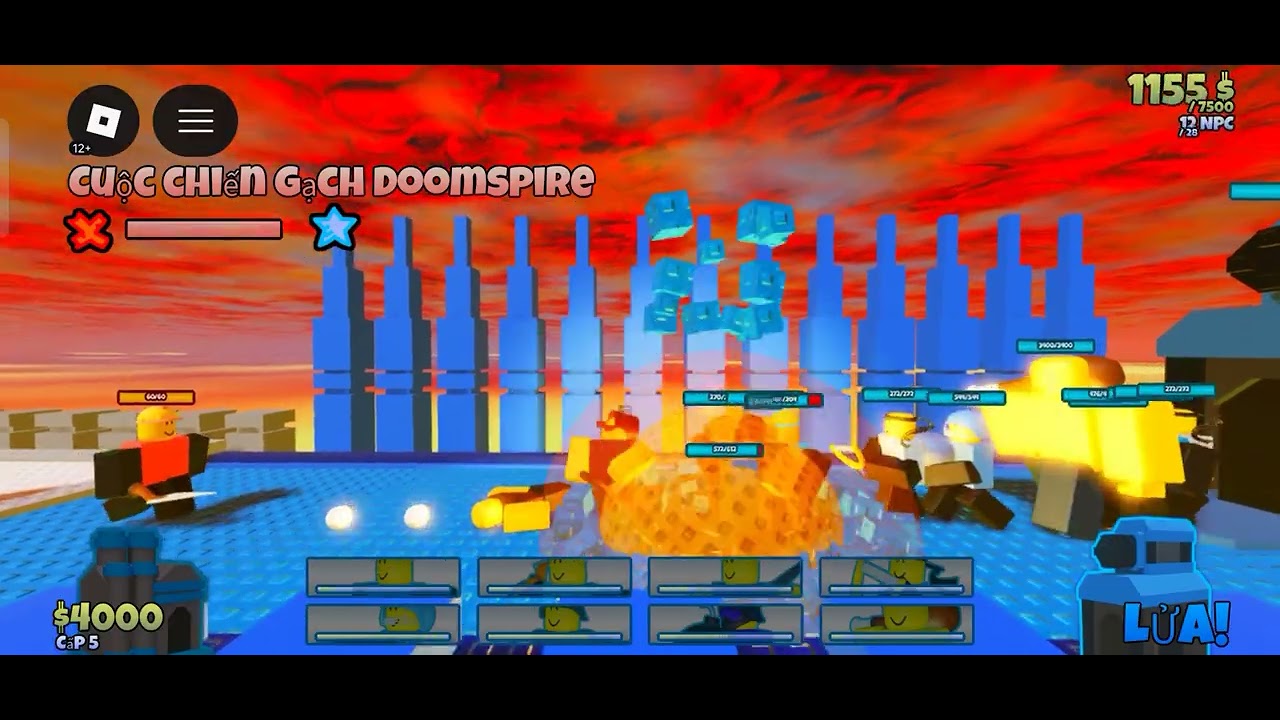 Doombringer chiến với normal unit hehe