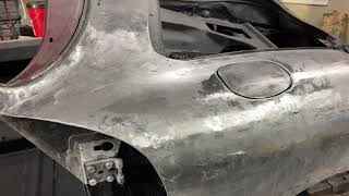 356 Porsche Restoration Lead Work
