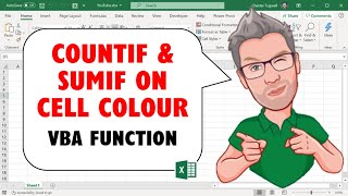 COUNTIF and SUMIF on Cell Colour Using VBA  Custom Functions