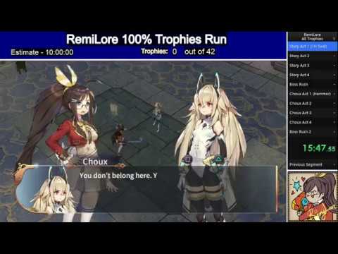 remilore  New  RemiLore 100% Trophies in Under 10 Hours