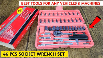 Socket Wrench Set Best Brand | Best Multipurpose Socket Wrench Set | 46 PCS Socket Wrench Set