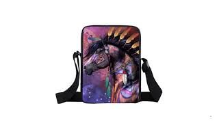 Horse Shoulder Men Mini Messenger Crossbody Bags for Travel screenshot 5