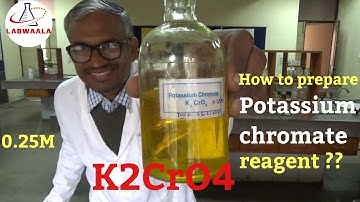 how to prepare potassium chromate solution laboratory reagent