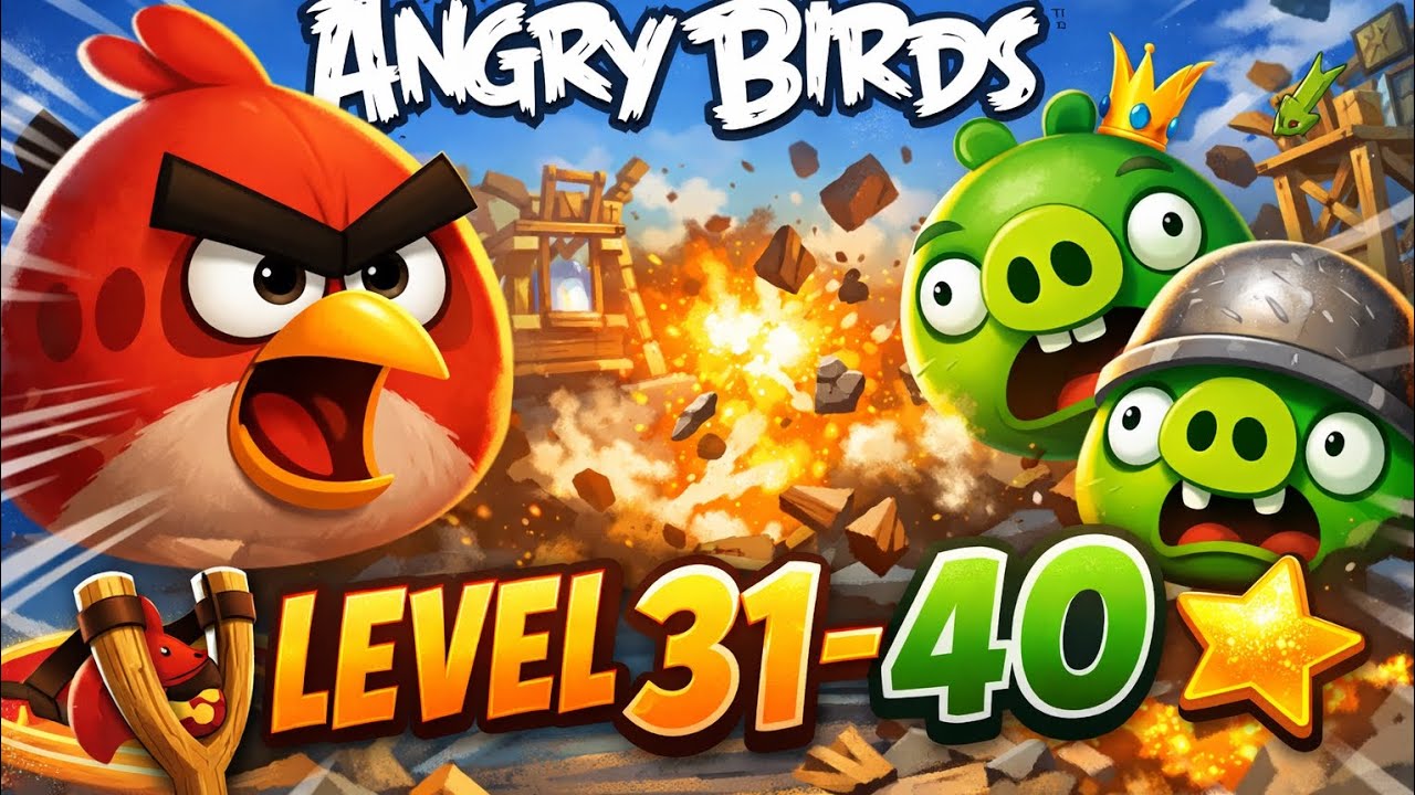 Angry birds Friends || Level 31 - 40 #angrybirdsfriends #angrybirds 