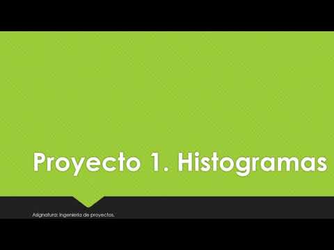 P1 Ingeniería de proyectos. Como realizar un histograma