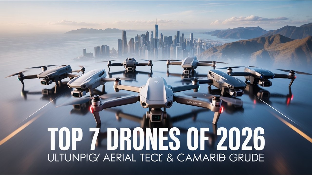 Top 7 Best Drones of 2026 – Ultimate Aerial Tech Drones - YouTube