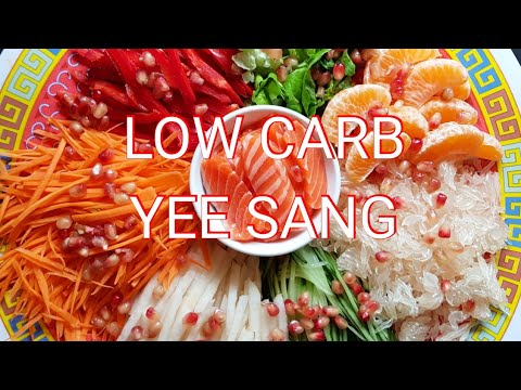 HOW TO MAKE YEE SANG - A LOW CARB & REFRESHING VERSION