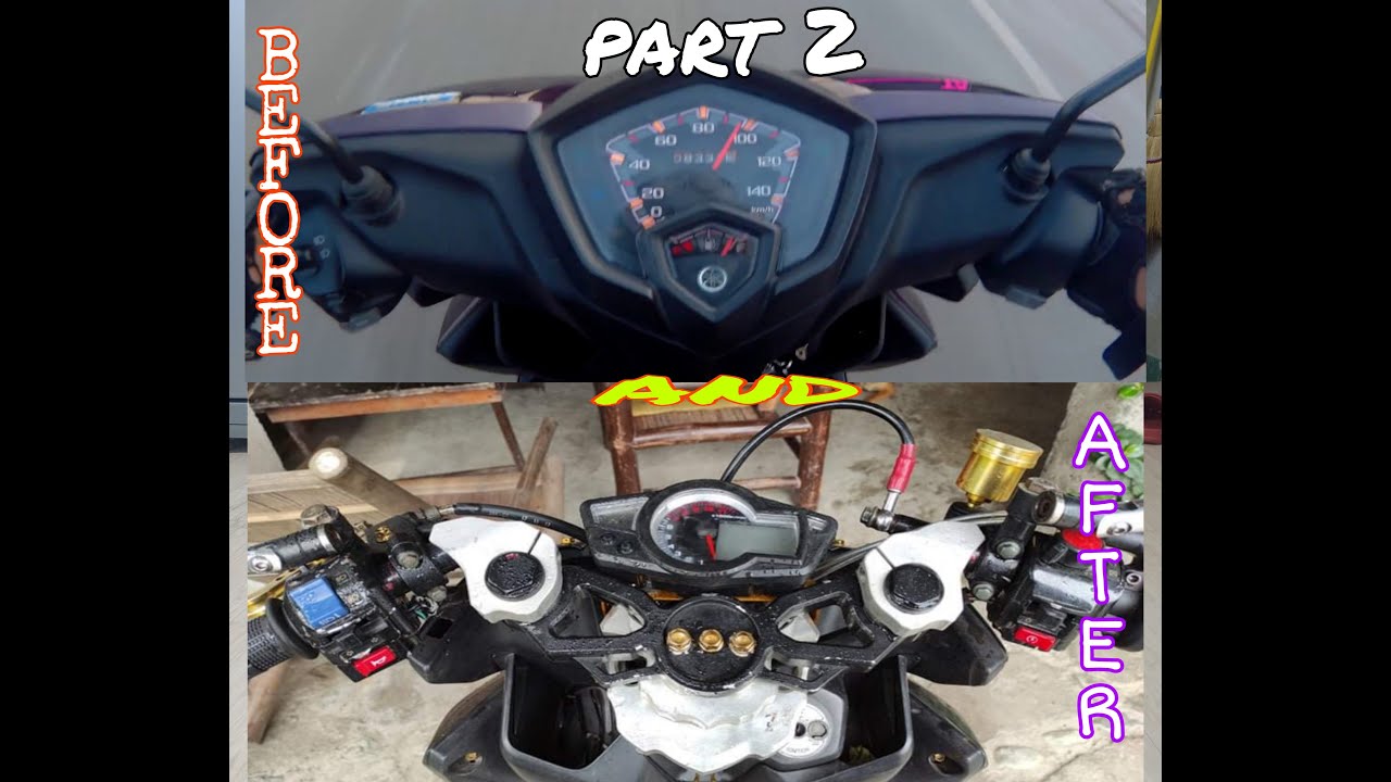 how to headless your mio soul i 125 *CUSTOM HANDLE BAR* (part 2 WIRINGS