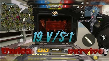 attack of the Undead 20 | 1v/s19 last survivor | nuclear attack 7th | 46 kills | Call of Duty | codm