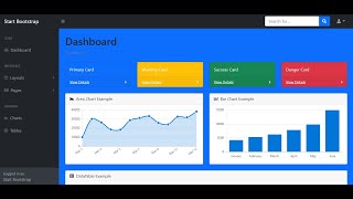 Complete Bootstrap Admin Theme With Laravel Project