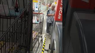 September 6, 2022 my mom at H-E-B mobile self-checkout systems Part1
