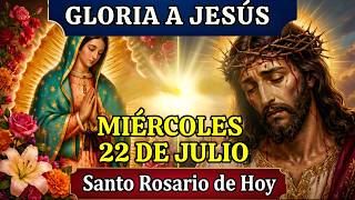 El Santo Rosario de Hoy Gloria a Jesús a la virgen de rosario guadalupano Misterios Gloriosos