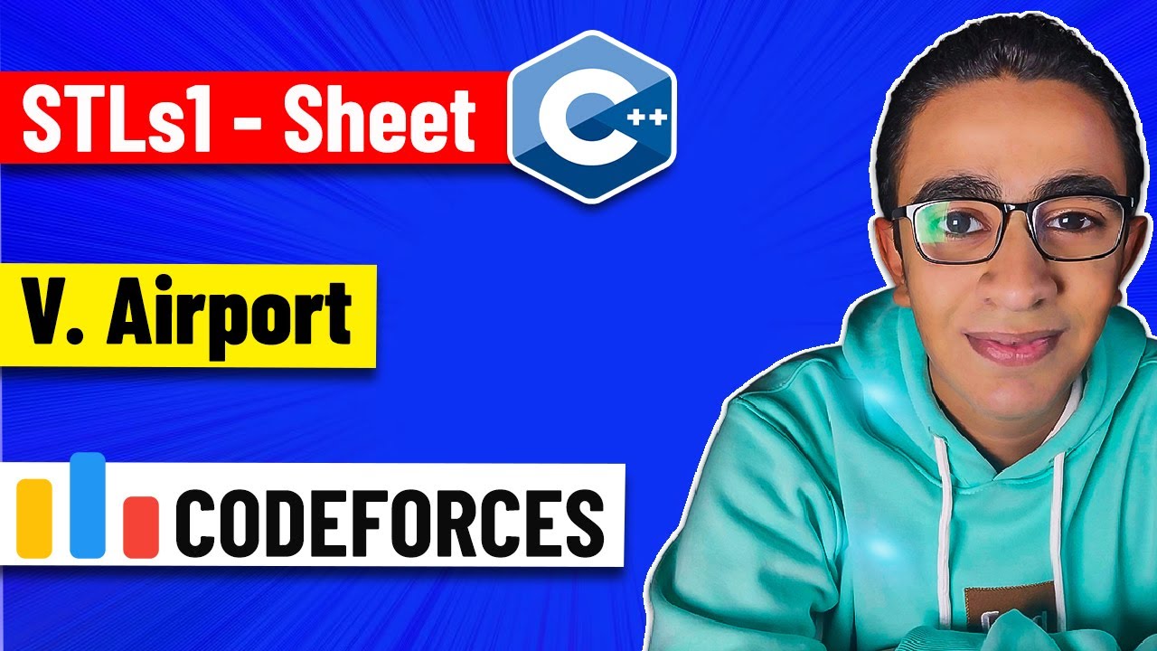 23 - V. Airport (STLs1 Sheet) - C++ Level 2 Problem Solving - YouTube