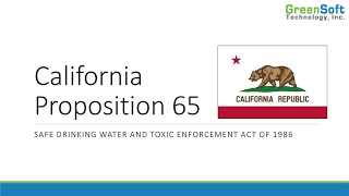 California proposition 65 requires businesses to inform californians
about exposures chemicals known cause cancer, birth defects, or other
reproductive...