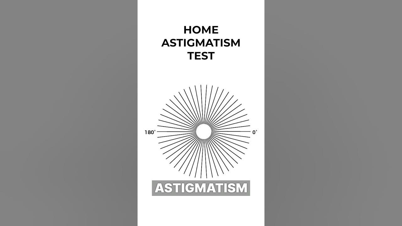 Home astigmatism test astigmatism dial youtube