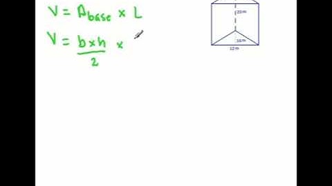 Calculating the Volume of a Right Triangular Prism