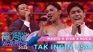 Medley Song!! Ziva Magnolya X Mario X Nuca - Tak Ingin Usai | Indonesian Music Awards 2022