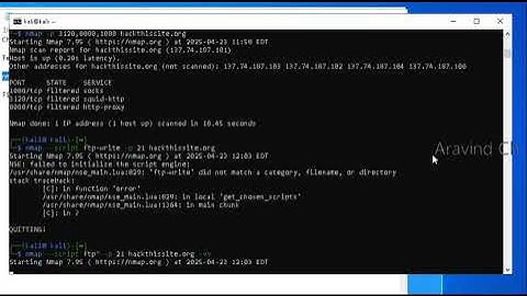 Lesson 222 Nmap Check if FTP Allows File Uploads
