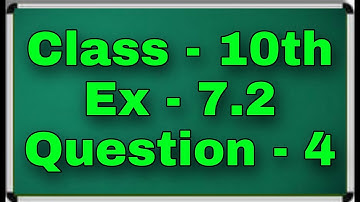 Class 10th Exercise 7.2 Question 4 Green Board || Class 10th Ex 7.2 q 4 Green Board