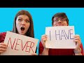 We Play NEVER HAVE I EVER!  Maybe some tea...maybe not? | Audrey and Spencer