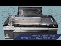 How to Remove Epson R280 Top Cover To Access Inside Printer