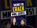 What is the secret to getting a job in MNCs #jobsearch #career #itjobs #jobvacancies #shorts #viral
