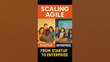 🤔Scaling Agile From Startup to Enterprise #agilepeople #agile #shortsfeed #shorts #viral #scrum