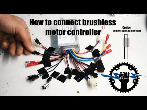 How to connect brushless motor controller wires 250W 36V (Wire assemblies)