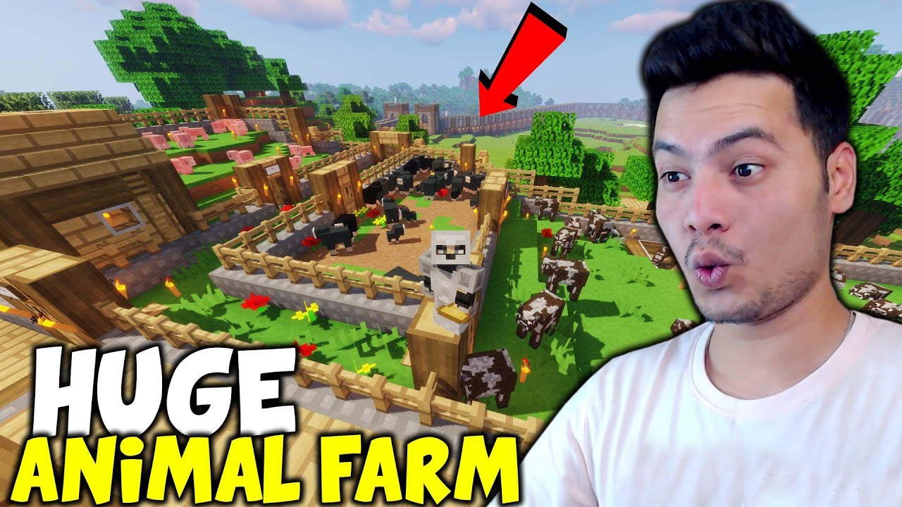 I Built a Huge Animal farm - MINECRAFT - PART 5 (HINDI) 2021 - YouTube