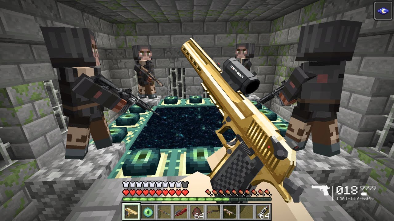 COMPLETING MINECRAFT WITH A MODERN ARMY