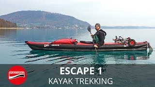 Faltbares Tourenkajak Grabner ESCAPE 1 | Kayak Trekking Attersee