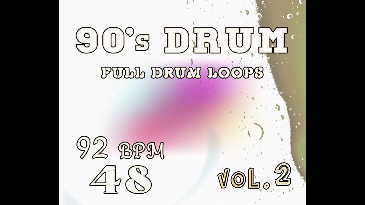 [FREE] 90's OLD SCHOOL Drum Packs 92 BPM 48 [Full Drum Loops ] | Royalty Free Music Loops & Samples
