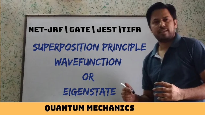 Quantum Mechanics |Superposition principle of wavefunction |eigenstate|Hindi| POTENTIAL G