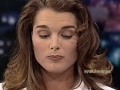 Brooke shields famous cherry stem knot on leno