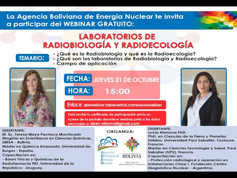 Webinar - Laboratorios de Radiobiología y Radioecología