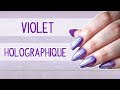 REMPLISSAGE EN GEL VIOLET HOLOGRAPHIQUE