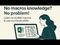 🔓 First Time Using Excel Utility? Learn How to Unlock & Enable Macros Easily!