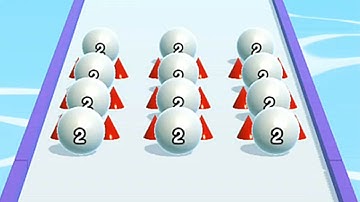 Ball Merge 2048 Gameplay Walkthrough IOS Android Level 4 to 7