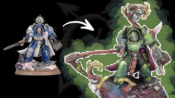 I KITBASHED this Terminator Captain into a Champion of Nurgle.