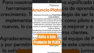 Adio A Este Producto De PLATACARD 🥲 PLATA DIFIERE | #M2 #SHORTS