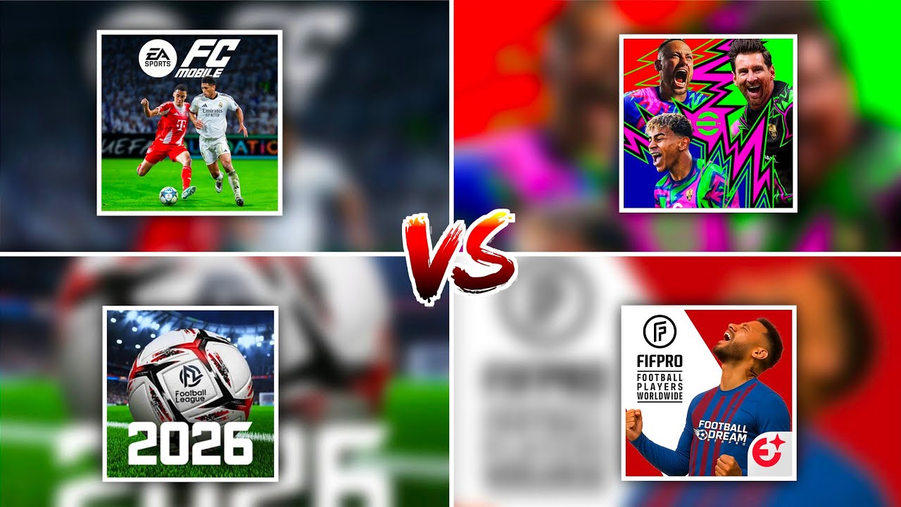 FC MOBILE 26 vs eFOOTBALL 26 MOBILE vs FOOTBALL LEAGUE 2026 vs BE A PRO ...
