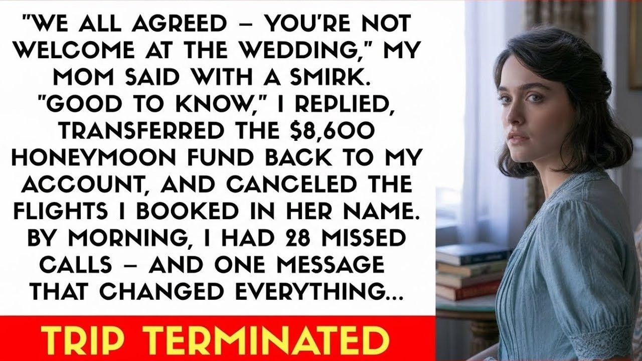 We All Agreed — You’re Not Welcome At The Wedding,” My Mom Said...